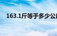 163.1斤等于多少公斤(1斤等于多少公斤)