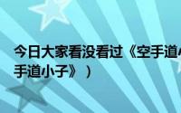 今日大家看没看过《空手道小子》一部（大家看没看过《空手道小子》）