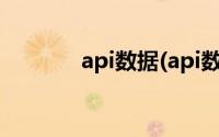 api数据(api数据是什么意思)