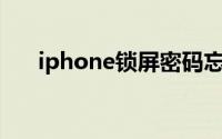 iphone锁屏密码忘记已停用 自动刷机