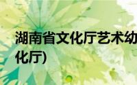 湖南省文化厅艺术幼儿园是公办吗(湖南省文化厅)