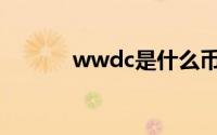 wwdc是什么币(wwdc是什么)