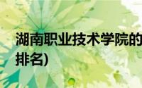 湖南职业技术学院的排名(湖南职业技术学院排名)