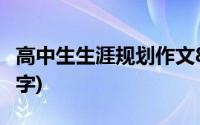 高中生生涯规划作文800字(生涯规划作文800字)