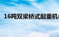 16吨双梁桥式起重机参数(桥式起重机参数)