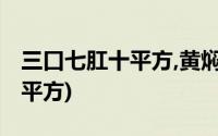 三口七肛十平方,黄焖小鸡不带汤(三口七肛十平方)