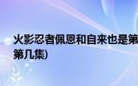 火影忍者佩恩和自来也是第几集(火影忍者自来也vs佩恩是第几集)