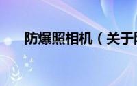 防爆照相机（关于防爆照相机的介绍）