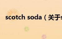 scotch soda（关于scotch soda的介绍）