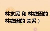 林觉民 和 林徽因的 关系怎么样（林觉民 和 林徽因的 关系）