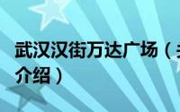 武汉汉街万达广场（关于武汉汉街万达广场的介绍）