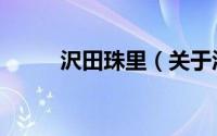 沢田珠里（关于沢田珠里的介绍）