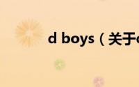 d boys（关于d boys的介绍）