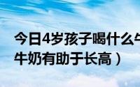 今日4岁孩子喝什么牛奶有助于长高（喝什么牛奶有助于长高）