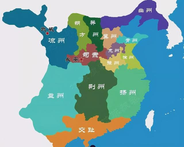 三国时期哪个国家最强大（三国时各国之间面积看起来悬殊不大）(9)